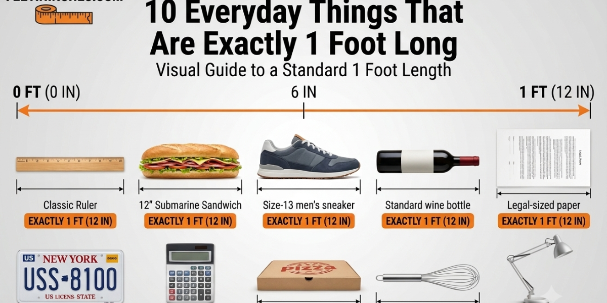 How Long Is 1 Foot? 10 Everyday Things That Are Exactly 1 Foot Long