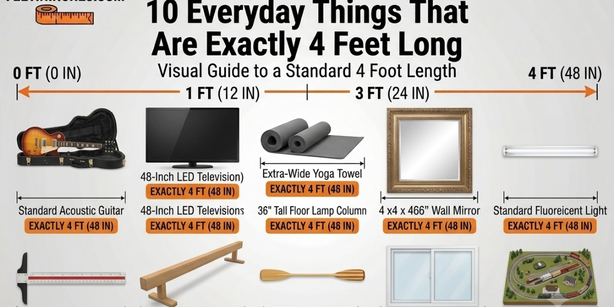 How Long Is 4 Feet? 10 Everyday Things That Are Exactly 4 Feet Long