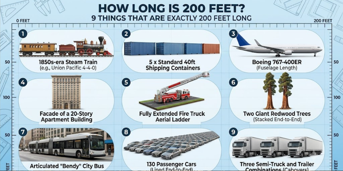 How Long Is 200 Feet? 9 Things That Are Exactly 200 Feet Long