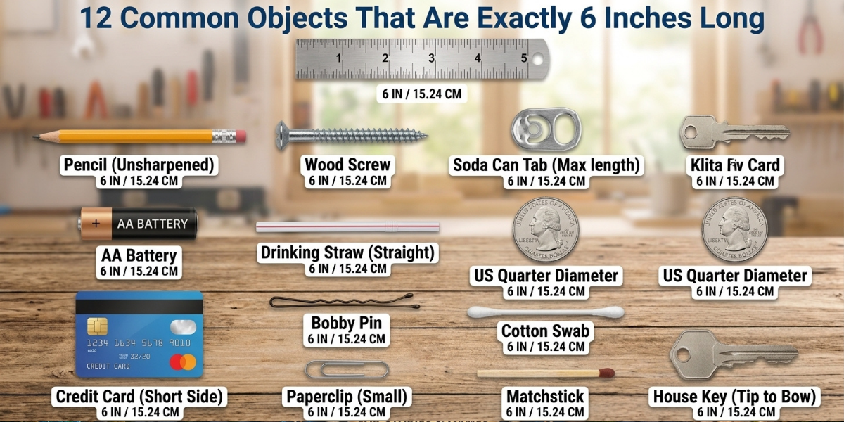 12 Common Objects That Are Exactly 6 Inches Long