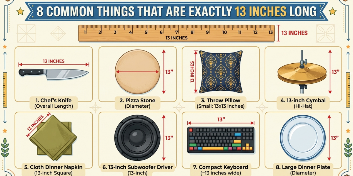 8 Common Things That Are Exactly 13 Inches Long